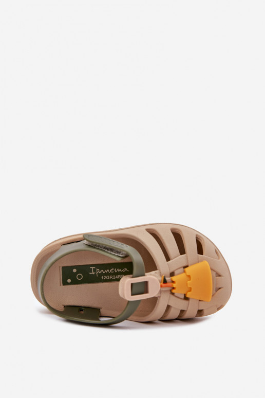 sandalai Vaikiški su lipniais užsegimais 83619 Ipanema Summer XV Baby smėlio spalvos
