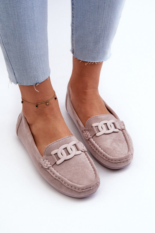 Moteriškas Tai turidingi Zomšiniai mokasinai Violetinės spalvos Rabell