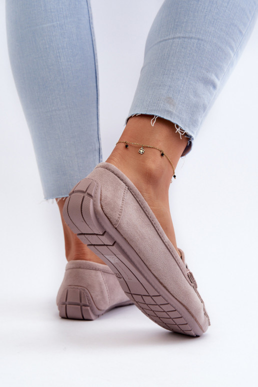 Moteriškas Tai turidingi Zomšiniai mokasinai Violetinės spalvos Rabell