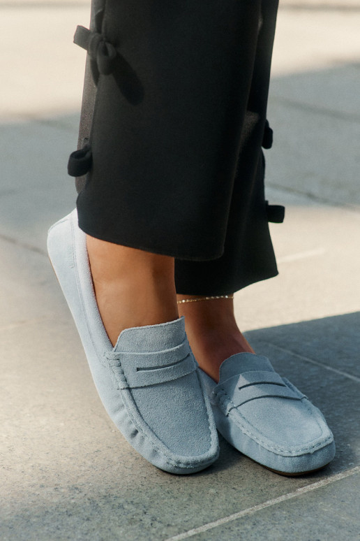 Zomšiniai mokasinai Big Star mėlynos...