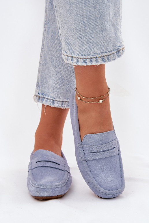 Zomšiniai mokasinai Big Star mėlynos...