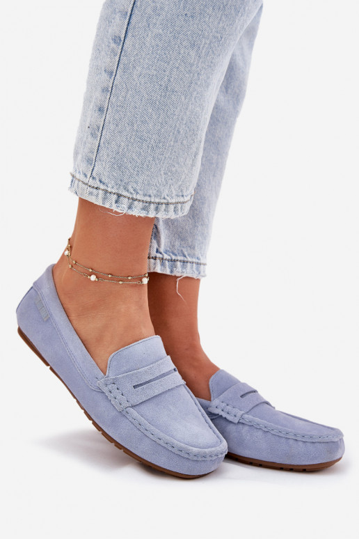 Zomšiniai mokasinai Big Star mėlynos...