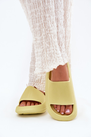 Moteriškas Lengvos putplasčio šlepetės Ant storo pado Kalkės Querceria 2