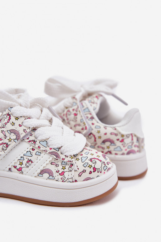 sportiniai bateliai Vaikiški Su tema Jednorożca baltos spalvos Ilana