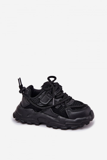 sportiniai bateliai Sneakers modelio batai Vaikiški juodos spalvos Tilvianea 2