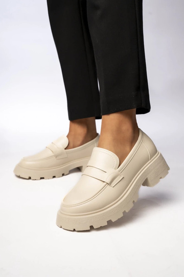 Mokasinai VIA GIULIA BEIGE