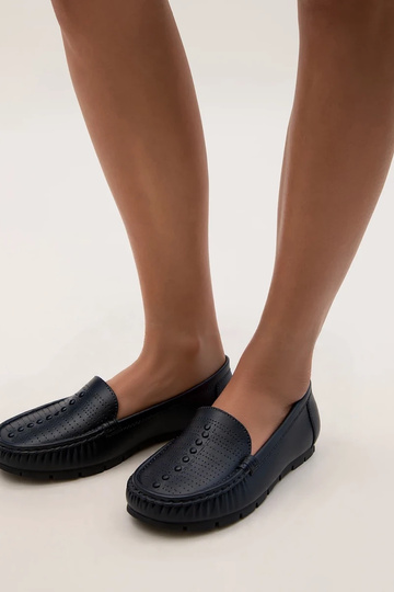 Mokasinai Kaja TAMSIAI MĖLYNI