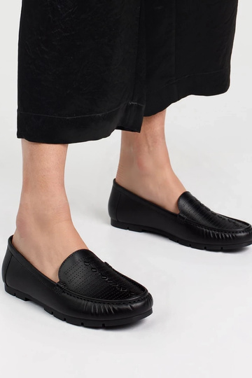 Mokasinai Aurora juodi