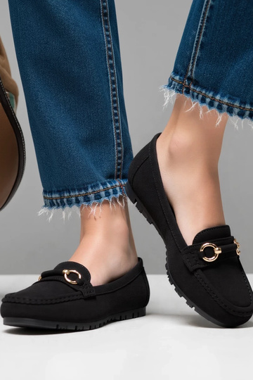 Mokasinai Elegante juodi