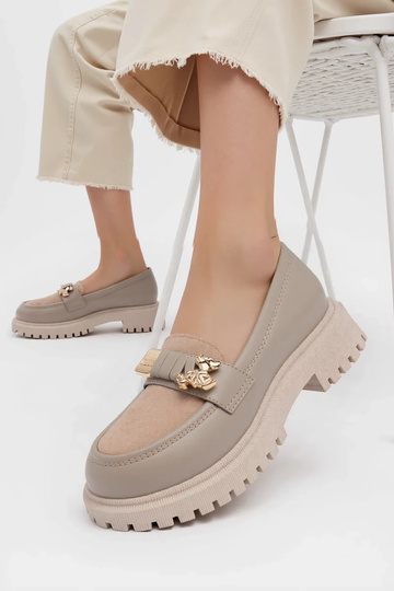 Moteriški rusvi mokasinai...