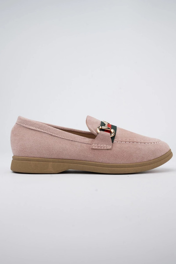 Rožiniai mokasinai "Elegante"