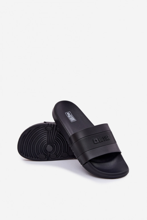 Šlepetės Vyriški Big Star RR174A046 juodos spalvos