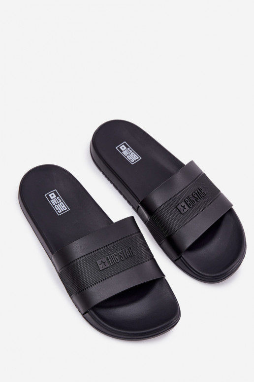 Šlepetės Vyriški Big Star RR174A046 juodos spalvos