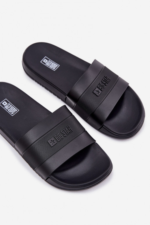 Šlepetės Vyriški Big Star RR174A046 juodos spalvos