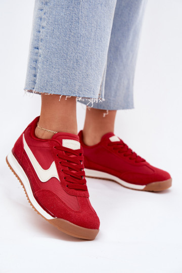 sportiniai bateliai Sneakers modelio batai Moteriškas raudonos spalvos Zerina