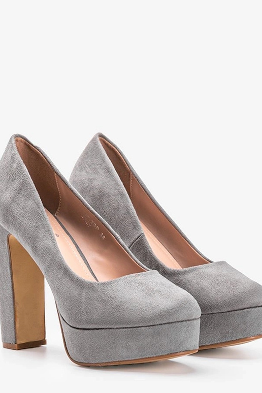 Juodi medžiaginiai bateliai su...