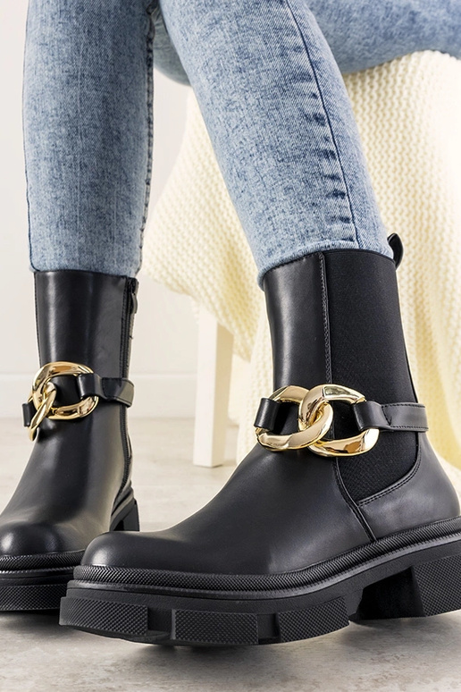 Juodi „Trinity“ grandinėlės kulkšnies... Juodi „Trinity“ grandinėlės kulkšnies...