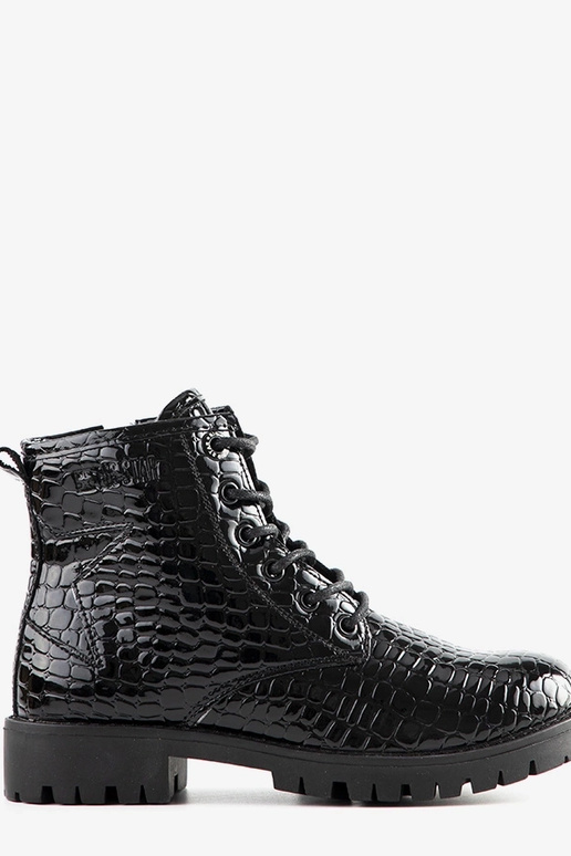 BIG STAR Juodi vaikiški kulkšnies batai BIG STAR Juodi vaikiški kulkšnies batai