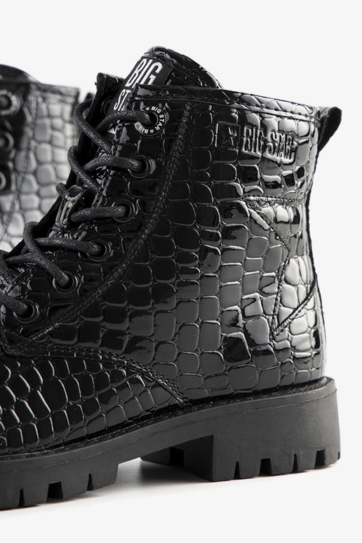 BIG STAR Juodi vaikiški kulkšnies batai BIG STAR Juodi vaikiški kulkšnies batai