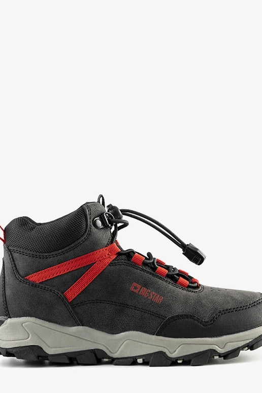 BIG STAR Juodi vaikiški žygio bateliai