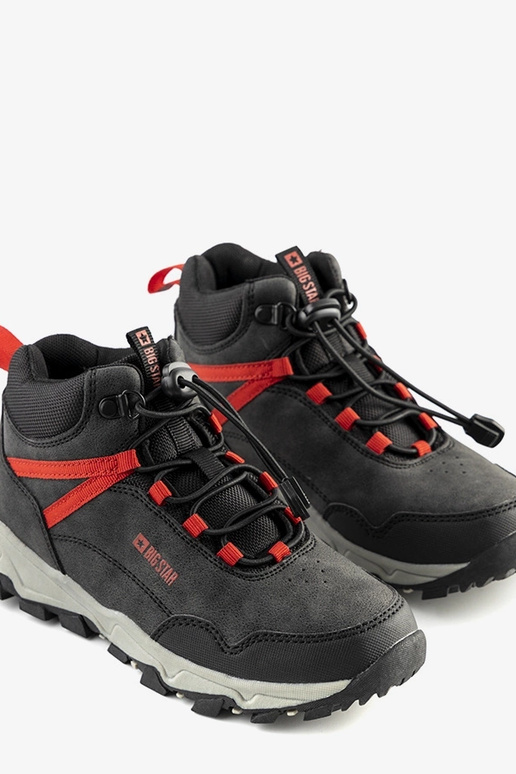 BIG STAR Juodi vaikiški žygio bateliai