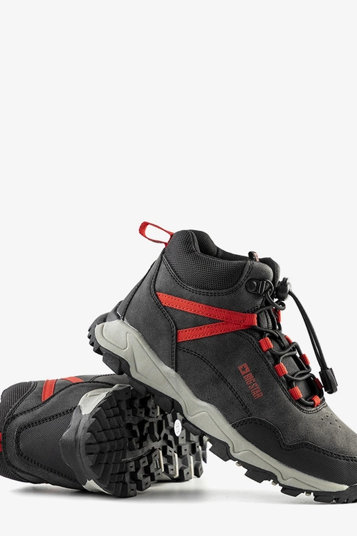 BIG STAR Juodi vaikiški žygio bateliai