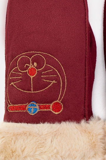 Burgundy Kitty vaikiškos pirštinės 2