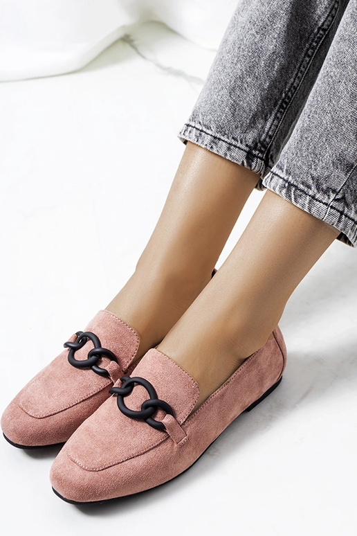 Rožiniai Dante odiniai pusbačiai