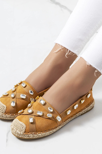 Rudos Chanou espadrilės