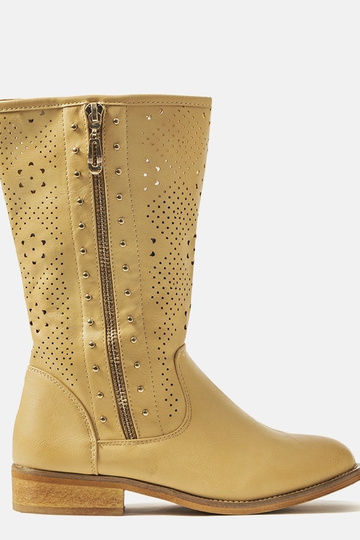Zaina Beige vaikiški batukai