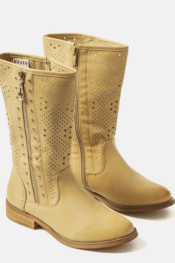 Zaina Beige vaikiški batukai 2