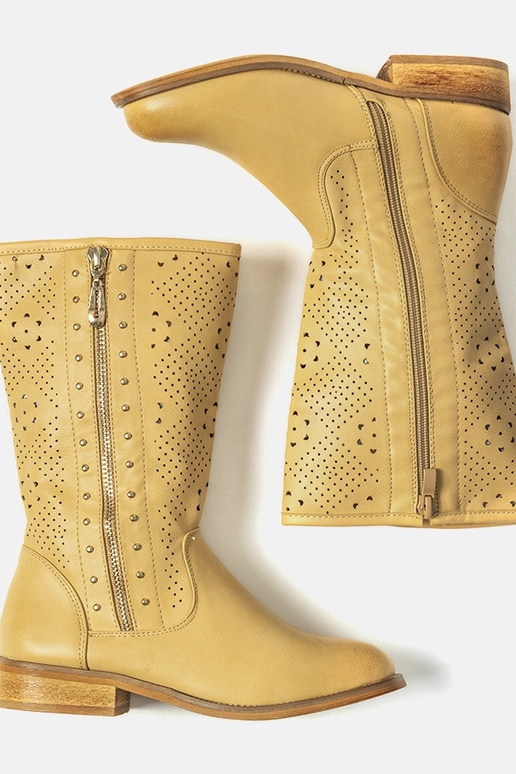 Zaina Beige vaikiški batukai