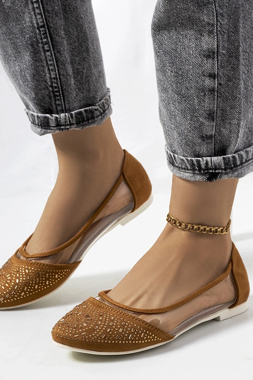 Rudos, pusiau permatomos Malene...