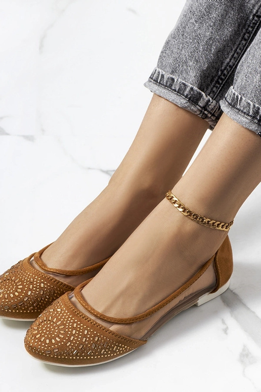 Rudos, pusiau permatomos Malene...