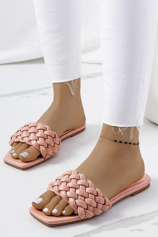 Rožinės D'Adda plokščios basutės