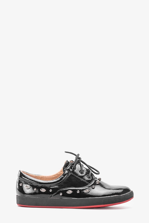 Mikaela Juodos lakinės odos vaikiški...