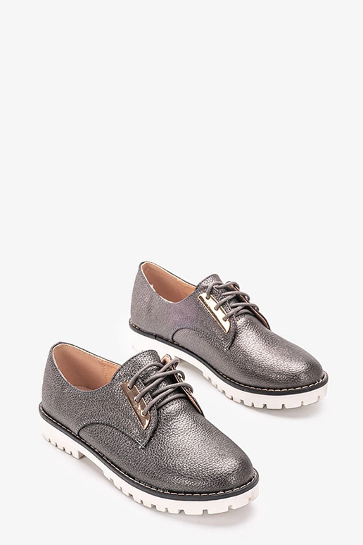 Juodi blizgūs vaikiški batai Runa