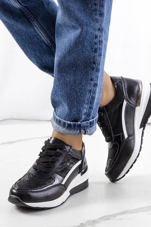 Juodi Veloso odiniai sportbačiai