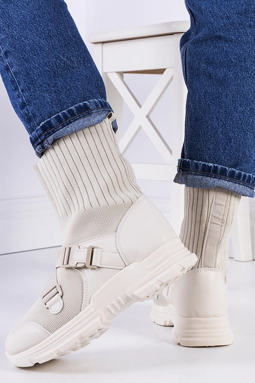 Smėlio spalvos Saker sportbačiai Smėlio spalvos Saker sportbačiai