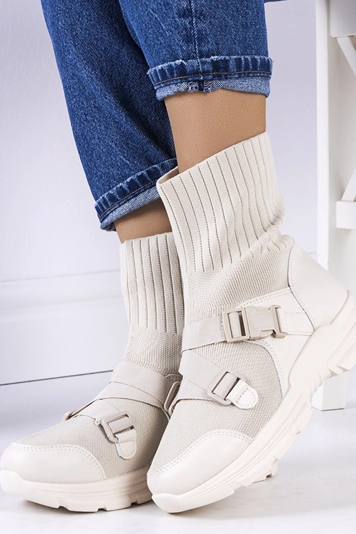 Smėlio spalvos Saker sportbačiai Smėlio spalvos Saker sportbačiai