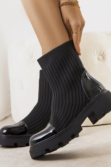 Juodi kulkšnies batai su... 2