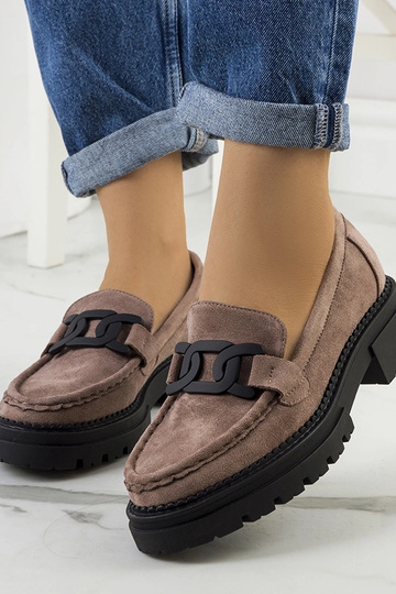 Rudi dirbtinės zomšos batai...