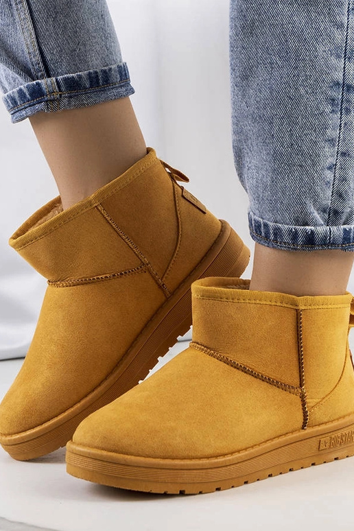 Rudos spalvos moteriški sniego batai...