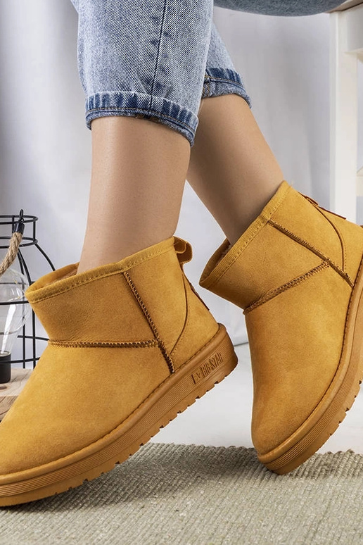 Rudos spalvos moteriški sniego batai...