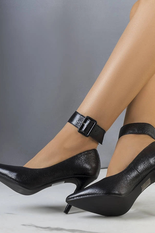 Juodi metaliniai Janin aukštakulniai Juodi metaliniai Janin aukštakulniai