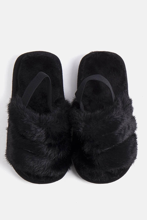 Leilanos juodos tamprios šlepetės Leilanos juodos tamprios šlepetės