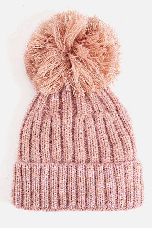 Karloti Pink Pompom Hat