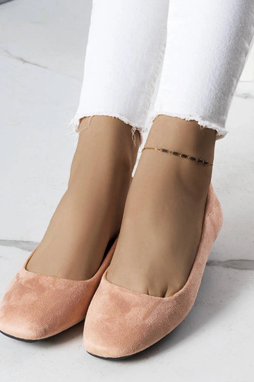 Jules Pink Eco-Suede balerinos 2