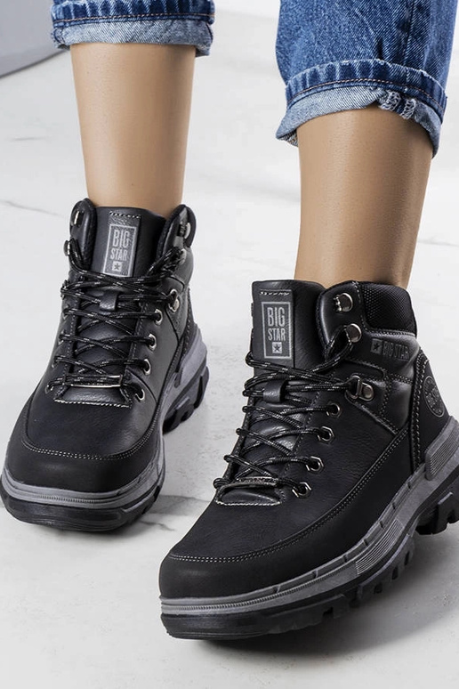 Juodi Big Star Boots KK274222 BLACK