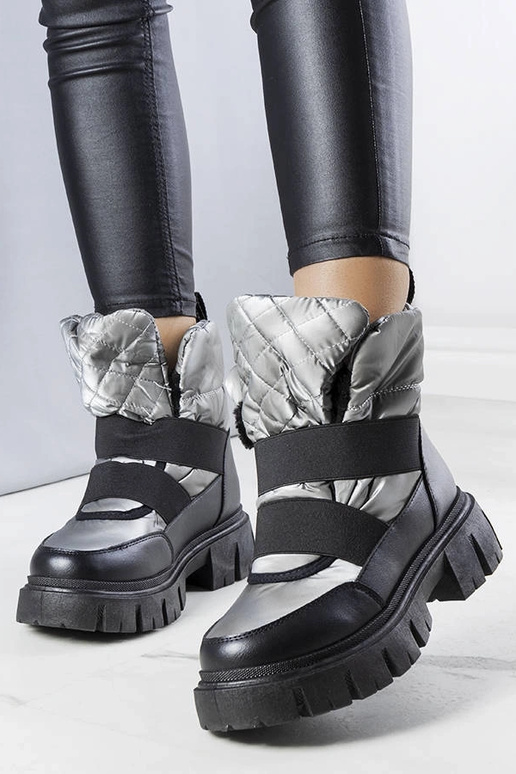 Francisco pilki izoliuoti sniego batai